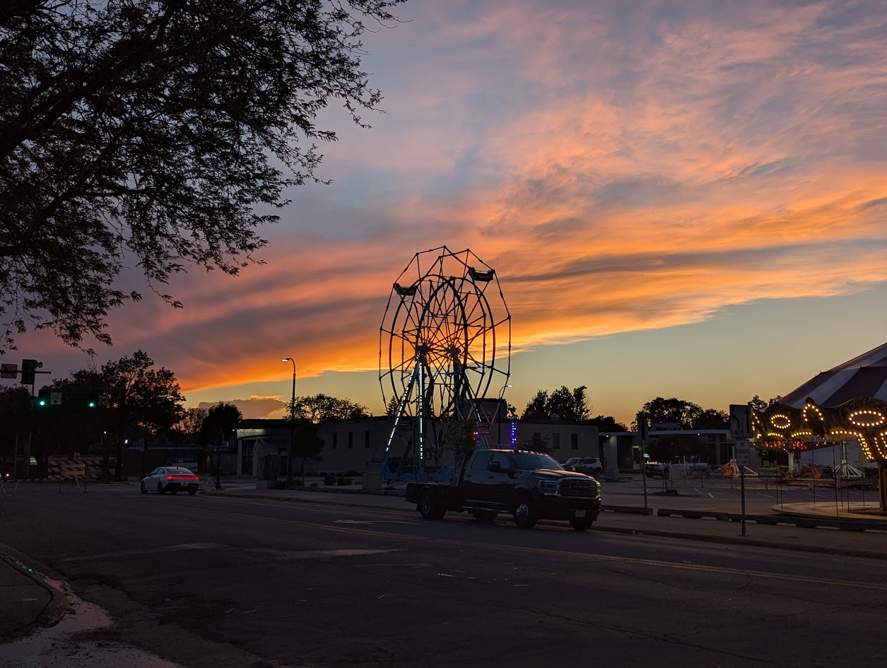 Pink Skies and Choosing to Love Where You Live